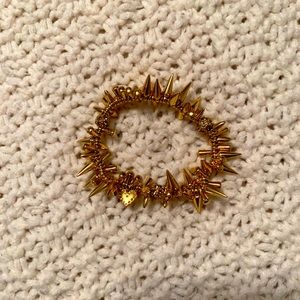 Renegade cluster gold bracelet